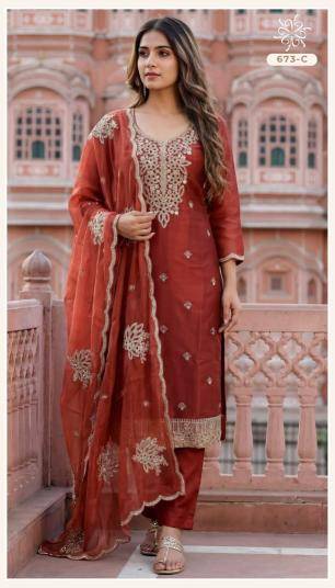 Vinay ncs 673 Branded dress materials wholesale